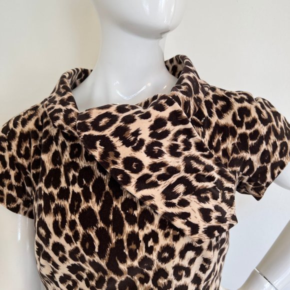 Etcetera Dresses & Skirts - Animal print body con style dress by Etcetera Sz 2